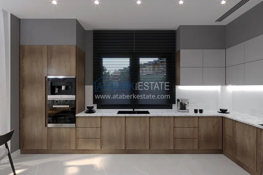 Приобрести Виллы премиум-класса! Уникальный проект коттеджного комплекса под гражданство - Алания район Ешильоз 5 