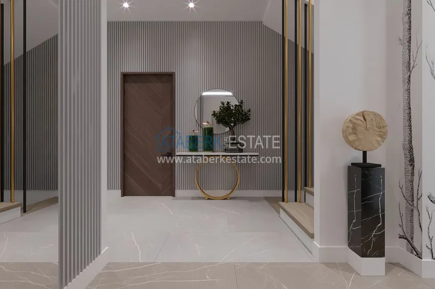 Приобрести Виллы премиум-класса! Уникальный проект коттеджного комплекса под гражданство - Алания район Ешильоз 9 