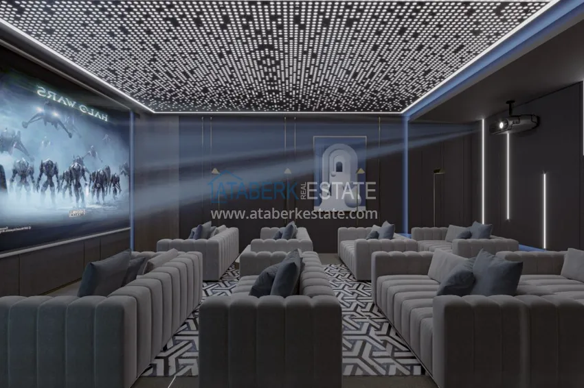 Квартиры в Газипаше на этапе котлована в резиденции с отельной инфраструктурой 17