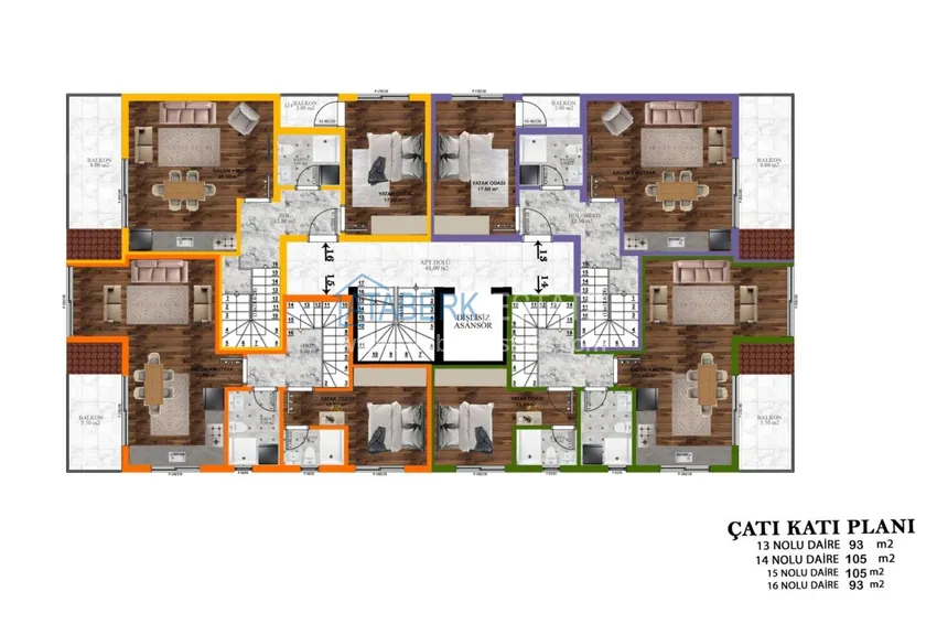 Купить дешево Новый современный проект бутик-комплекса с инфраструктурой, в Газипаше 5 