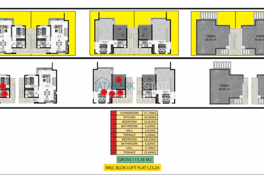 Купить дешево Новый эксклюзивный комплекс на первой береговой линии – Северный Кипр, Гирне 10 