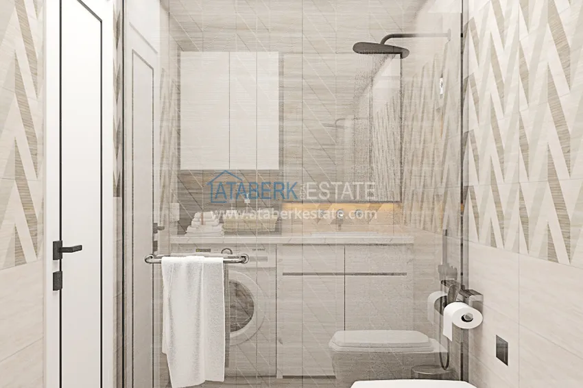 Приобрести Квартиры в Алании, район Демирташ от строительной компании на этапе проекта 11