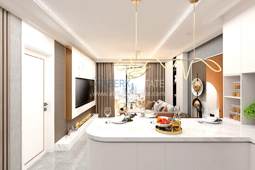 Приобрести Квартиры в Алании, район Демирташ от строительной компании на этапе проекта 4