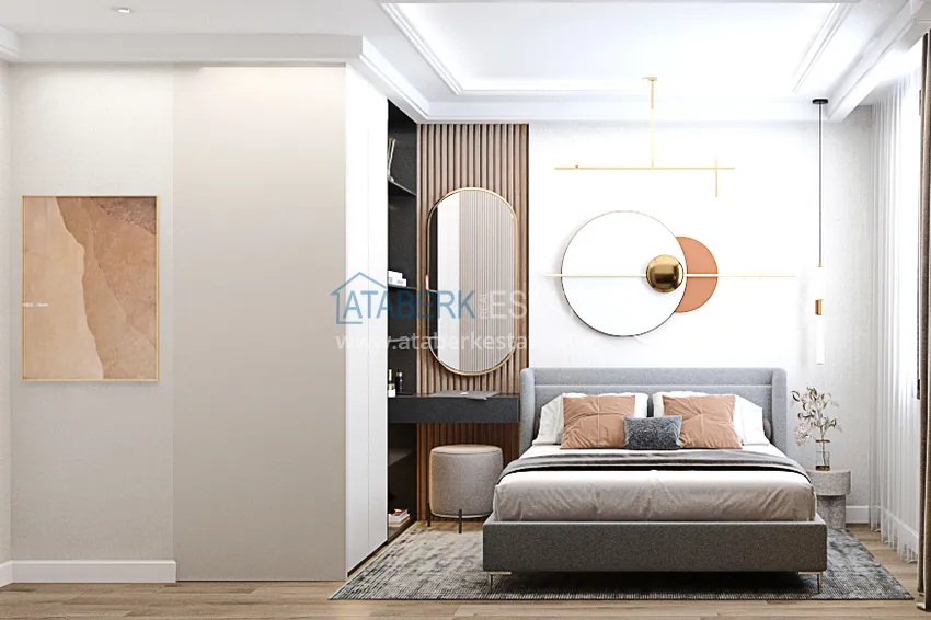 Приобрести Квартиры в Алании, район Демирташ от строительной компании на этапе проекта 8