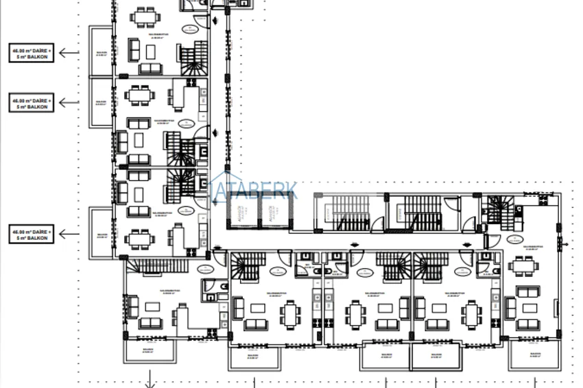 Купить дешево Квартиры в Алании, район Демирташ от строительной компании на этапе проекта 2
