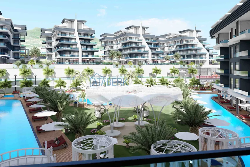 Новый эксклюзивный проект жилого комплекса в Алании – район Оба 16 