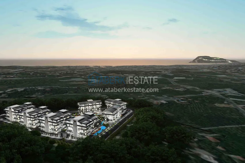 Новый эксклюзивный проект жилого комплекса в Алании – район Оба 19 