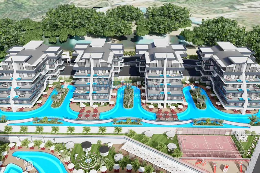 Новый эксклюзивный проект жилого комплекса в Алании – район Оба 21 