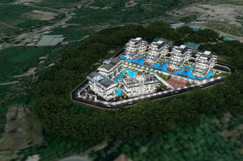 Новый эксклюзивный проект жилого комплекса в Алании – район Оба 31 