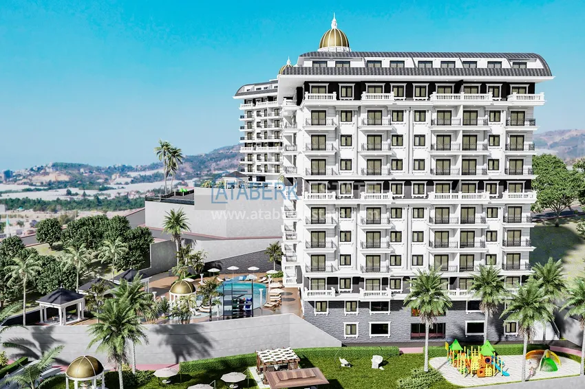 Квартиры в Алании, район Демирташ от строительной компании на этапе проекта 2