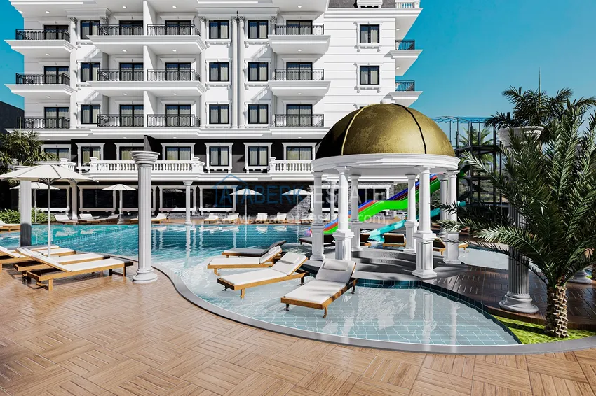 Квартиры в Алании, район Демирташ от строительной компании на этапе проекта 3