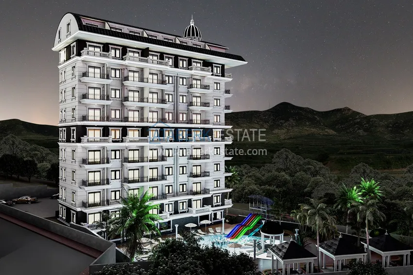 Квартиры в Алании, район Демирташ от строительной компании на этапе проекта 7