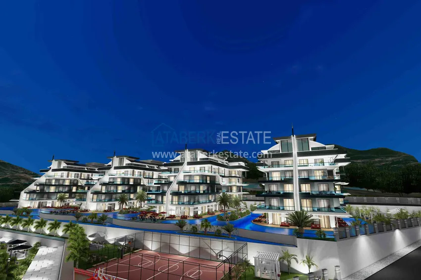 Новый эксклюзивный проект жилого комплекса в Алании – район Оба 36 