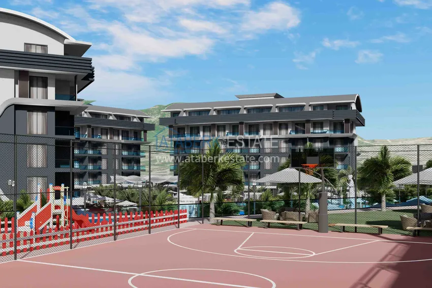 Новый эксклюзивный проект жилого комплекса в Алании – район Оба 44 