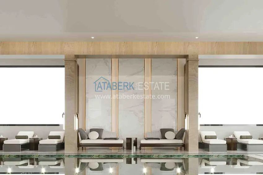 Новый эксклюзивный проект жилого комплекса в Алании – район Оба 50 