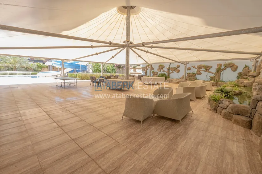 Квартира в Джикджилли меблированная с видом на море и горы в жилом комплексе премиум-класса 5 