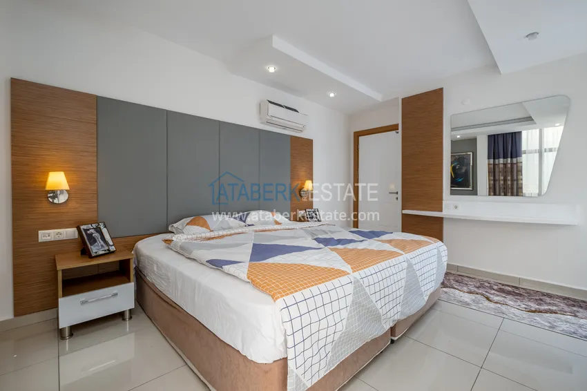 Приобрести Квартира в Джикджилли меблированная с видом на море и горы в жилом комплексе премиум-класса 9 