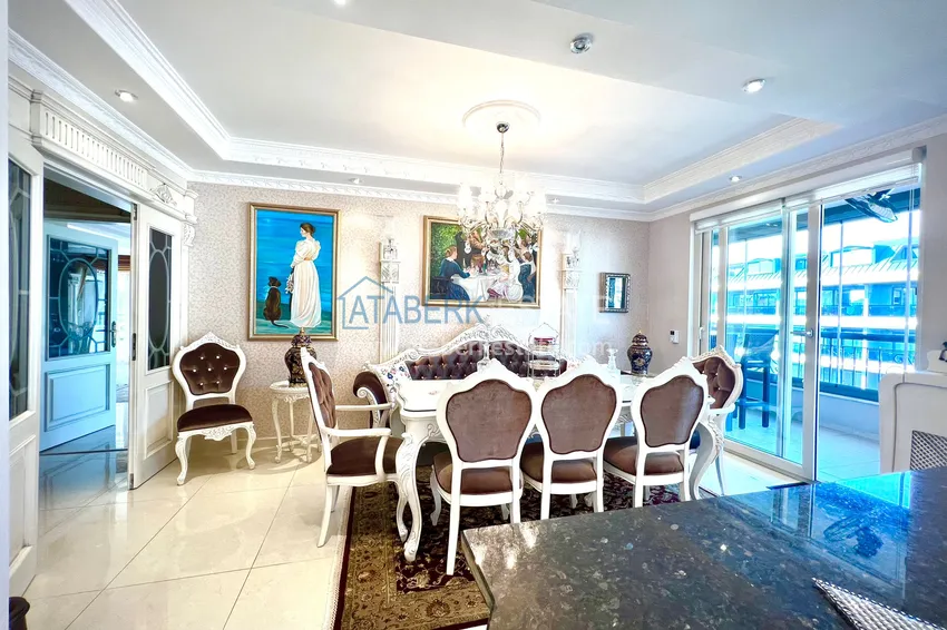 Приобрести Внушительных размеров эксклюзивный пентхаус c элитным дизайном в центре Алании 10 