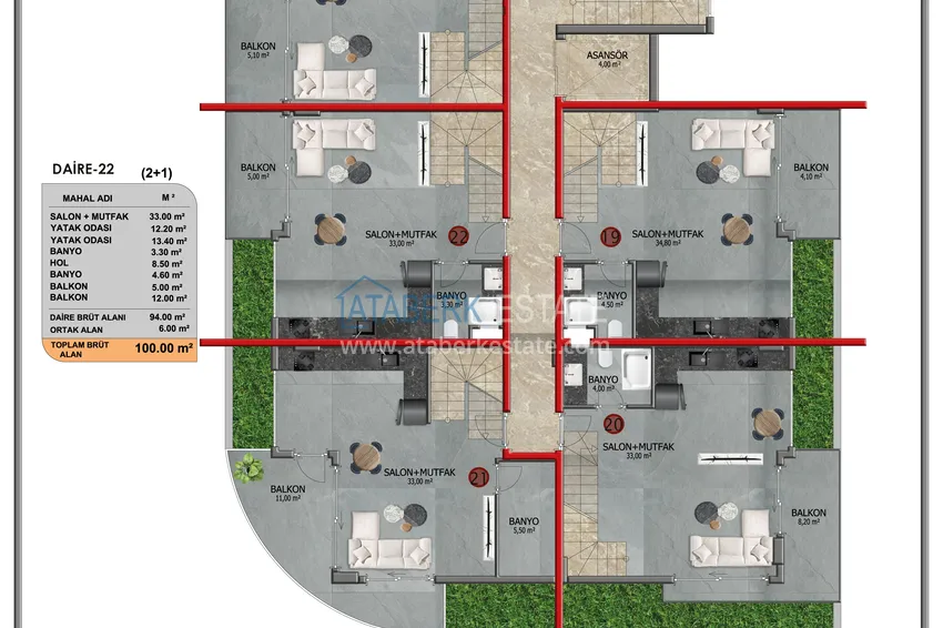 Купить дешево Резиденции премиум-класса в районе Кестель - недвижимость от застройщика 3 