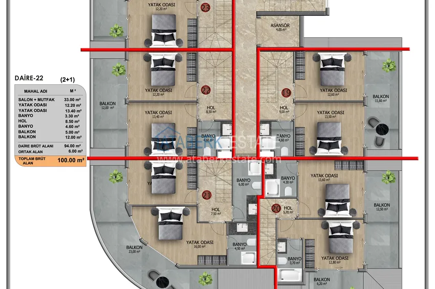 Купить дешево Резиденции премиум-класса в районе Кестель - недвижимость от застройщика 4 