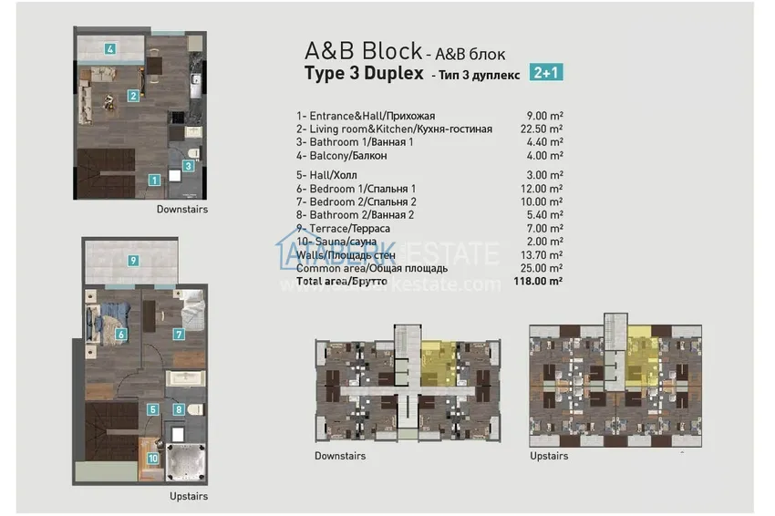 Купить дешево Престижный жилой комплекс люкс-класса в Анталии, район Коньяалты 3 