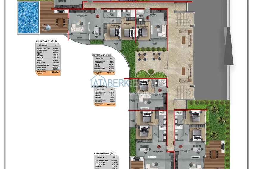 Купить дешево Резиденции премиум-класса в районе Кестель - недвижимость от застройщика 6 
