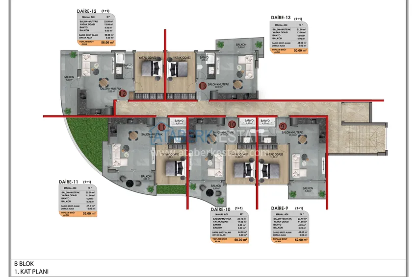 Купить дешево Резиденции премиум-класса в районе Кестель - недвижимость от застройщика 7 