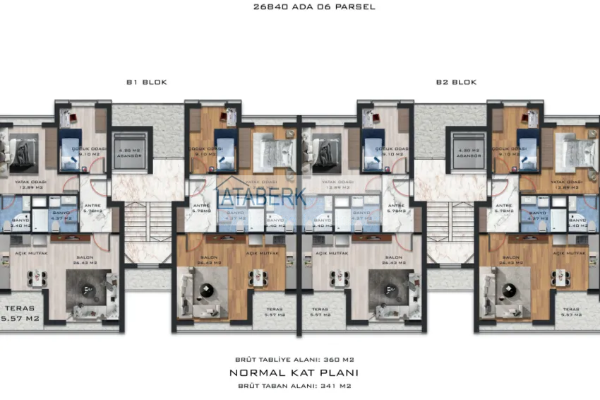 Купить дешево Новый инвестиционно-привлекательный проект в районе Кепез, Анталия 6 