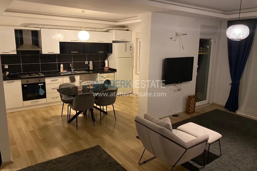 Квартира 3+1 в Анталии - Хурма в комплексе с бассейном 1 