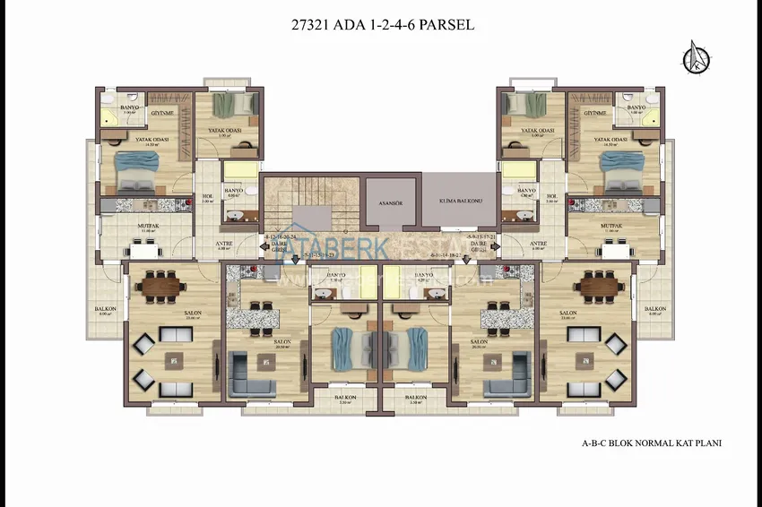 Купить дешево Новый проект престижного жилого комплекса в Анталии, район Кепез  3 