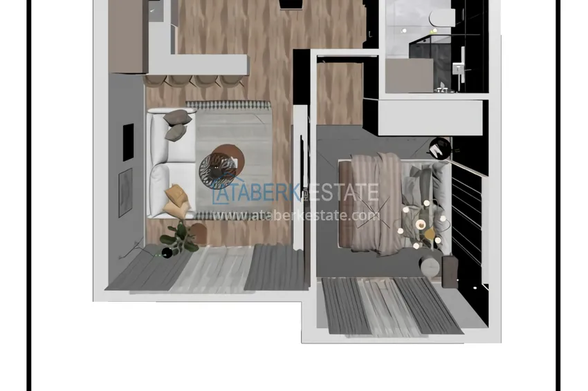 Купить дешево Новый инвестиционно-привлекательный проект в районе Кепез, Анталия 2 