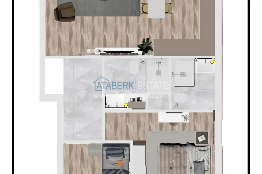 Купить дешево Новый инвестиционно-привлекательный проект в районе Кепез, Анталия 3 