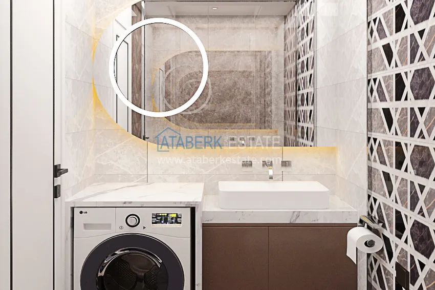 Приобрести Квартиры в Алании, район Демирташ от строительной компании на этапе проекта 25