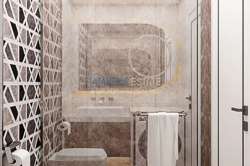 Приобрести Квартиры в Алании, район Демирташ от строительной компании на этапе проекта 26