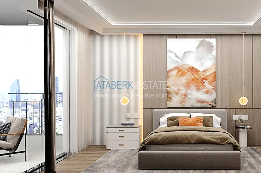 Приобрести Квартиры в Алании, район Демирташ от строительной компании на этапе проекта 19