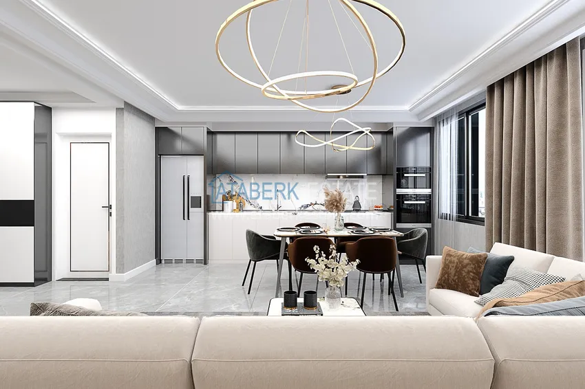 Приобрести Квартиры в Алании, район Демирташ от строительной компании на этапе проекта 16