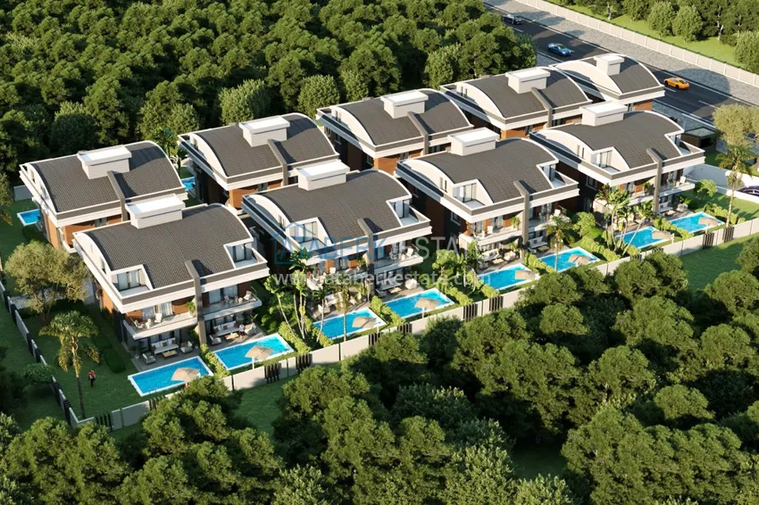 Виллы на этапе строительства с правом на гражданство - Анталии, Молла-Юсуф  1 