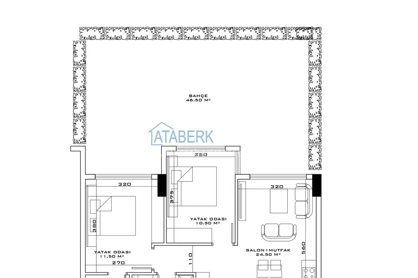 Купить дешево Инвестиционно-привлекательный проект офф-плана в Анталии, район Алтынташ  10 