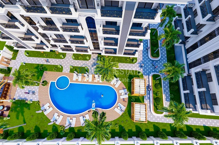 Новый проект на этапе котлована – Алания, район Оба, открыт для ВНЖ 11 