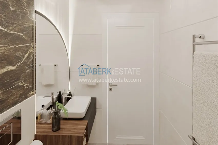 Приобрести Старт продаж! Квартиры на этапе котлована в районе Оба, Алания 20 