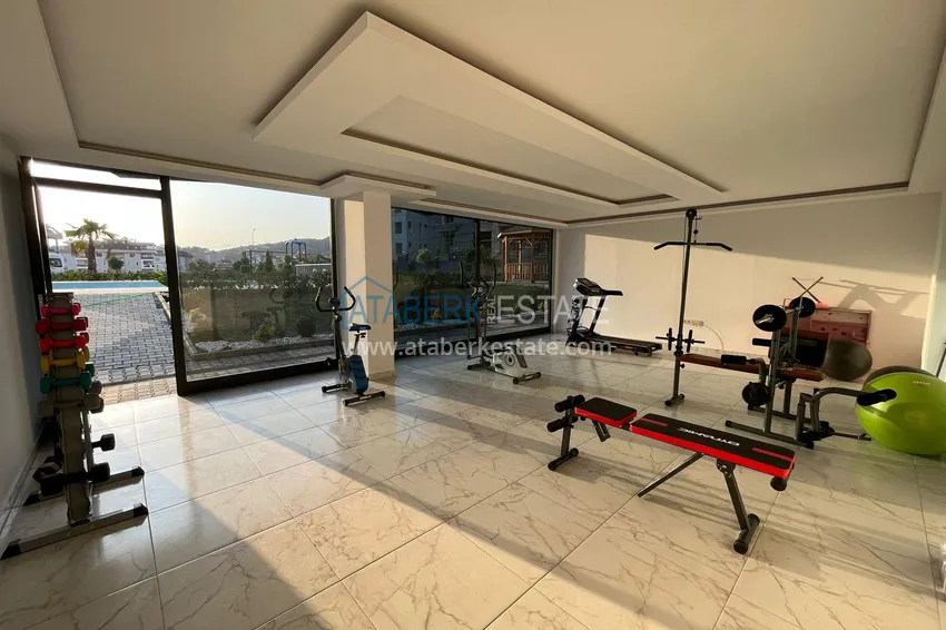 Квартира 2+1 с отдельной кухней и видом на горы, Оба – Алания 13 