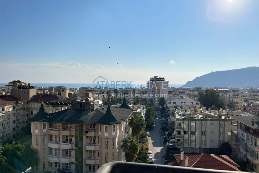 Приобрести Квартира 2+1 в центре Алании меблированная с видом на море и горы 14 