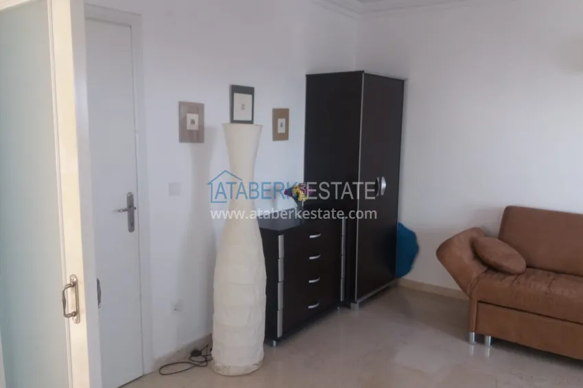 Приобрести Квартира 2+1 с мебелью и видом на море в спальном районе Алании, Джикджилли  14 