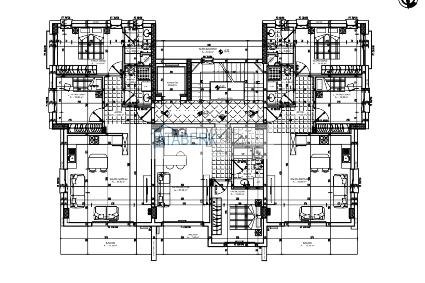 Купить дешево Квартиры по доступным ценам в строящемся жилом комплексе – Анталия, Алтынташ  3 