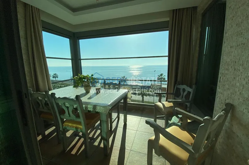 Эксклюзивная квартира с индивидуальным дизайнерским интерьером и потрясающим открытым видом на море – Алания, Махмутлар 3 