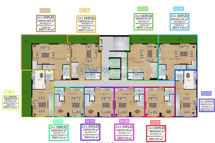 Купить дешево Инвестиционная недвижимость в Алании, район Кестель. Проект Off-plan 1 