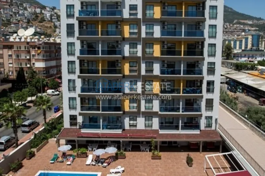 Квартира 1+1 в центре Алании с мебелью и видом на горы 3 