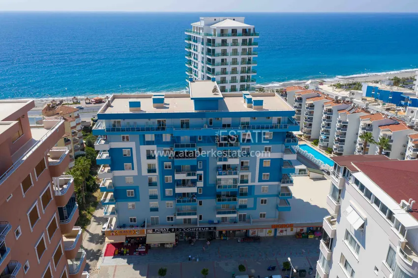 Квартира 2+1 с террасой 70 м² в Алании, район Махмутлар - с мебелью и видом на море  2 