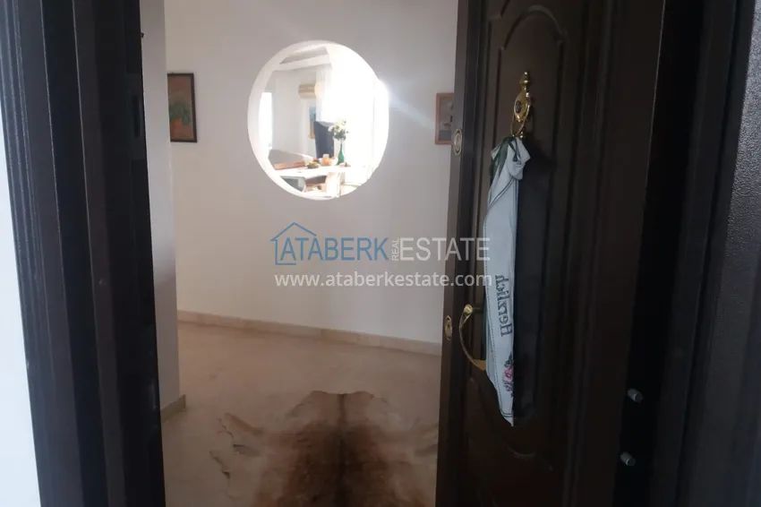 Приобрести Квартира 2+1 с мебелью и видом на море в спальном районе Алании, Джикджилли  1 