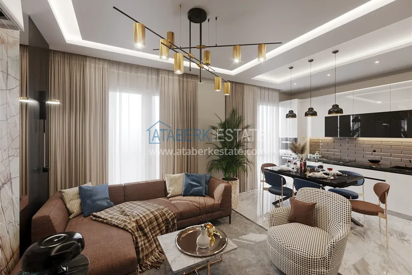 Приобрести Старт продаж! Квартиры на этапе котлована в районе Оба, Алания 9 